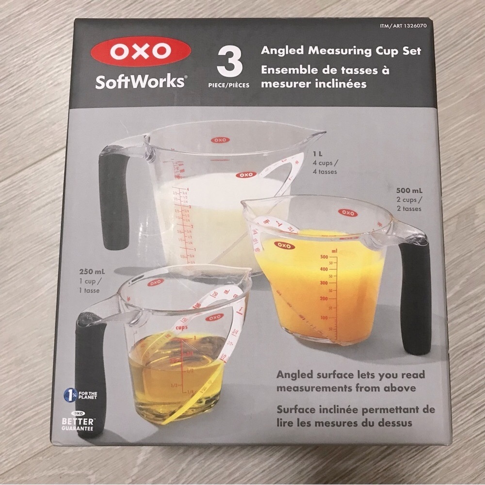 OXO 3-Piece Angled Measuring Cups